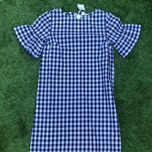 Crewcuts gingham dress.